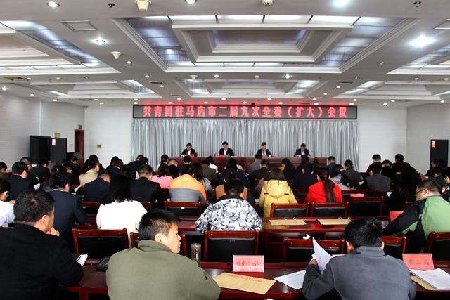 共青團(tuán)駐馬店市二屆九次全委（擴(kuò)大）會(huì)議召開