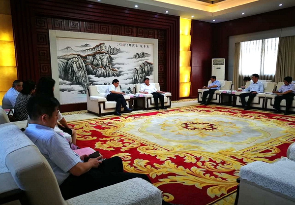 余學(xué)友會(huì)見建行河南省分行行長石永拴一行