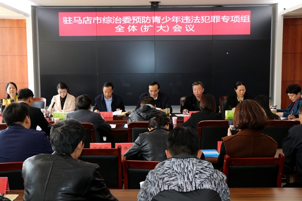 駐馬店市綜治委召開預(yù)防青少年違法犯罪專項組全體（擴大）會議