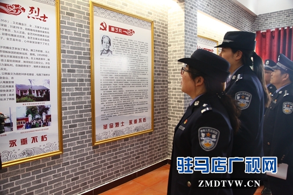 平輿縣公安局組織開展祭奠革命英烈活動