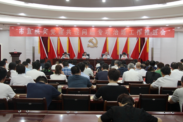 市直機關黨建共性問題專項治理工作推進會召開