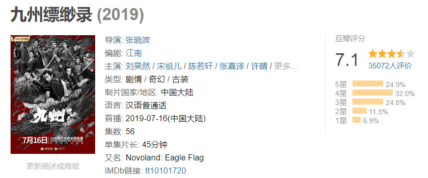 豆瓣7.1的《九州縹緲錄》為何口碑兩極化？