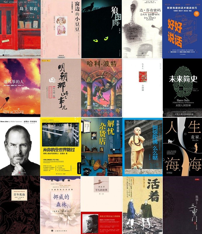 20年來，你的青春給了哪些暢銷書？