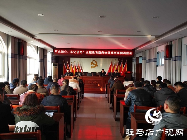 彭橋鄉(xiāng)召開“不忘初心、牢記使命”主題教育期間查處典型案例通報會
