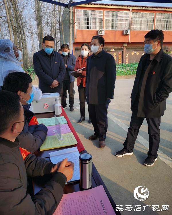 朱是西深入新蔡縣實(shí)地暗訪督導(dǎo)疫情防控各項(xiàng)措施落實(shí)情況