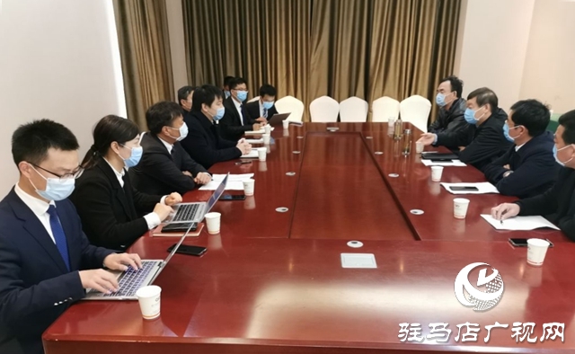 上蔡縣委書記胡建輝會見牧原集團、想念食品公司負責人