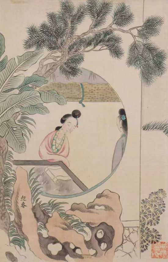 清朝人眼中的“金陵十二釵”美成什么樣？國博收藏的這套圖冊(cè)告訴你
