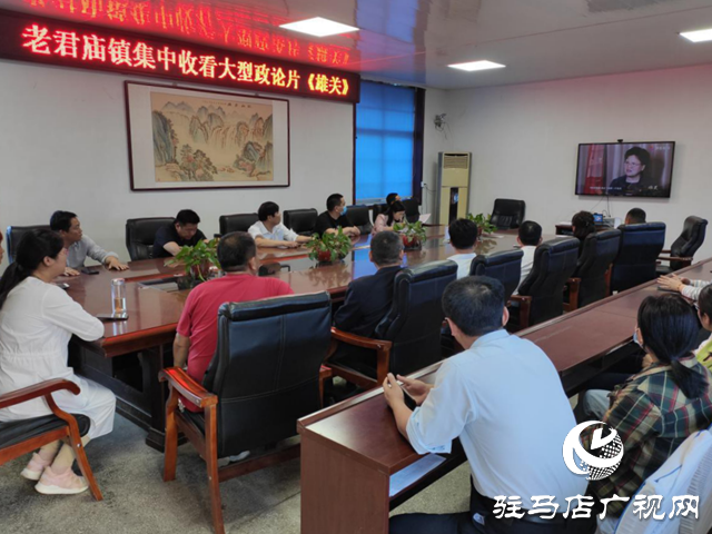 汝南縣各鄉(xiāng)鎮(zhèn)組織觀看政論片《雄關(guān)》，補(bǔ)精神之鈣共戰(zhàn)“疫”