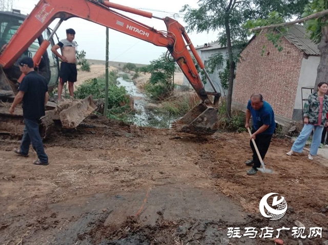 汝南縣邢莊村:筑壩截水、疏通溝渠，抗旱搶種保“三夏”