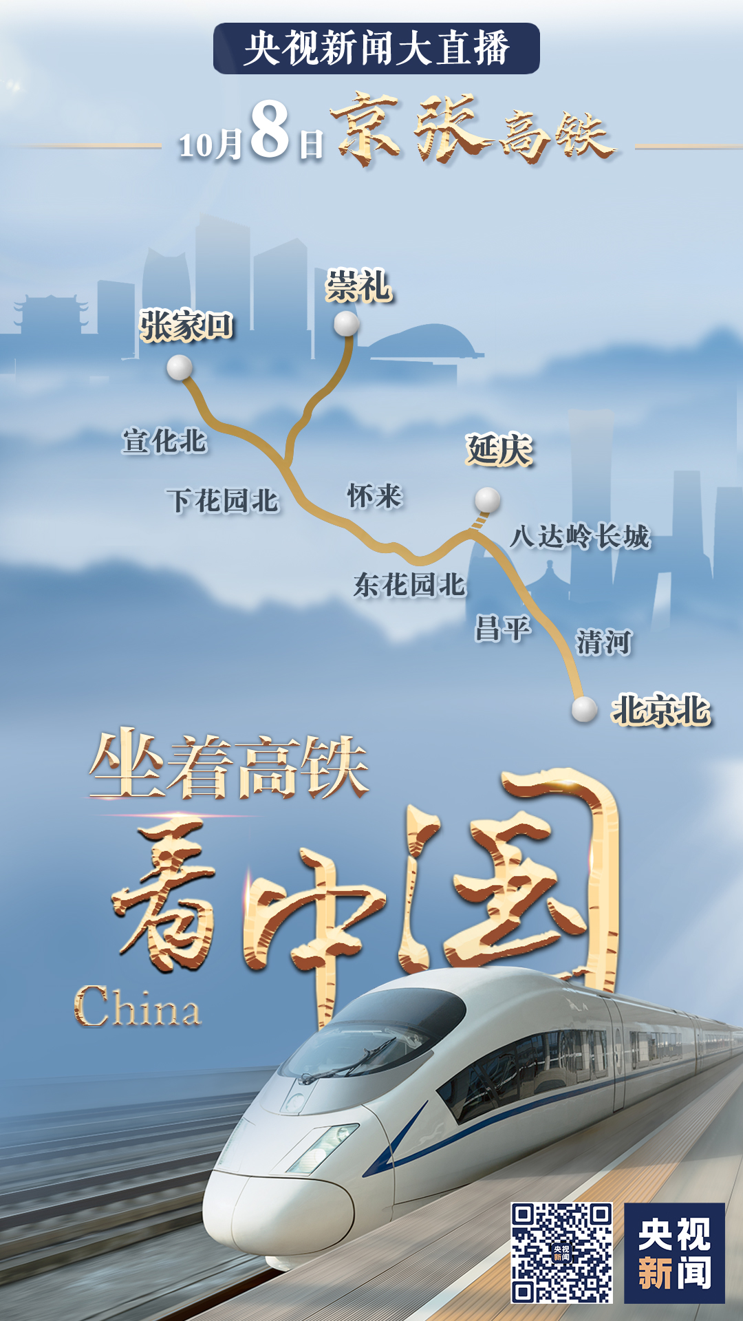 祖國那么大，我們都想去看看！八天八線，坐著高鐵看中國