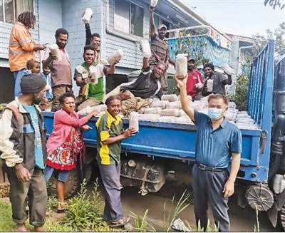 中國援助巴新菌草和旱稻技術項目促進當?shù)乜沙掷m(xù)發(fā)展
