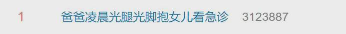 凌晨，他光腿赤腳沖進(jìn)醫(yī)院……