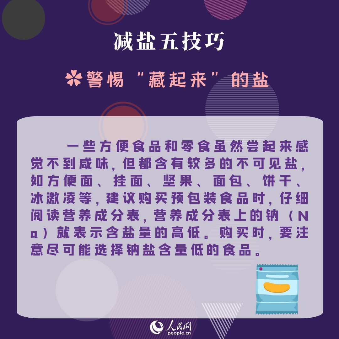 哪些習慣在悄悄升高你的“鹽”值 健康“減鹽”這五點很重要