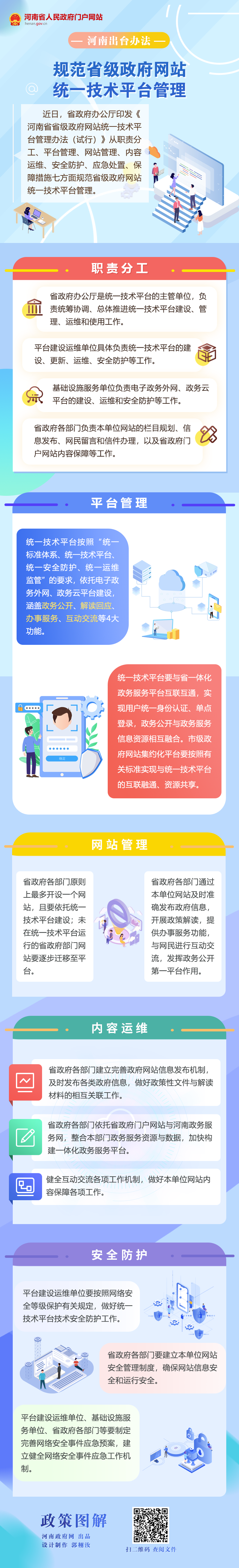 圖解丨河南出臺(tái)辦法 規(guī)范省級(jí)政府網(wǎng)站統(tǒng)一技術(shù)平臺(tái)管理