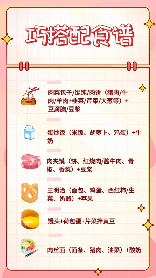 孩子開學(xué)了早餐怎么吃？中疾控：最少要保證三類食材