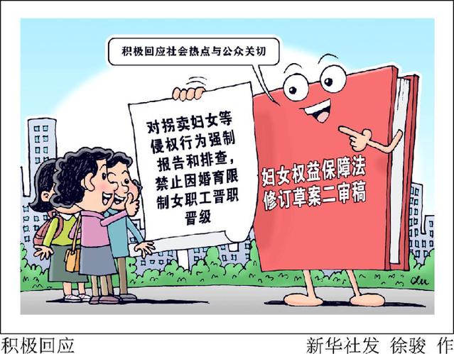 婦女權(quán)益保障法修訂草案二審稿：對拐賣婦女等侵權(quán)行為強制報告和排查，禁止因婚育限制女職工晉職晉級