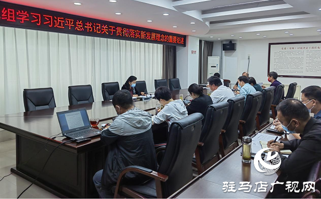 駐馬店市民政局黨組專題學(xué)習(xí)習(xí)近平總書(shū)記關(guān)于新發(fā)展理念的重要論述精神