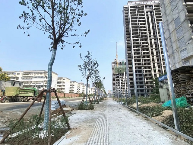 副市長賈迎戰(zhàn)蒞臨視察！保民生，促發(fā)展！金科·君悅公館項目西側盤古山路南延工程通車在即！