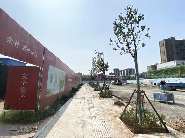副市長賈迎戰(zhàn)蒞臨視察！保民生，促發(fā)展！金科·君悅公館項目西側盤古山路南延工程通車在即！