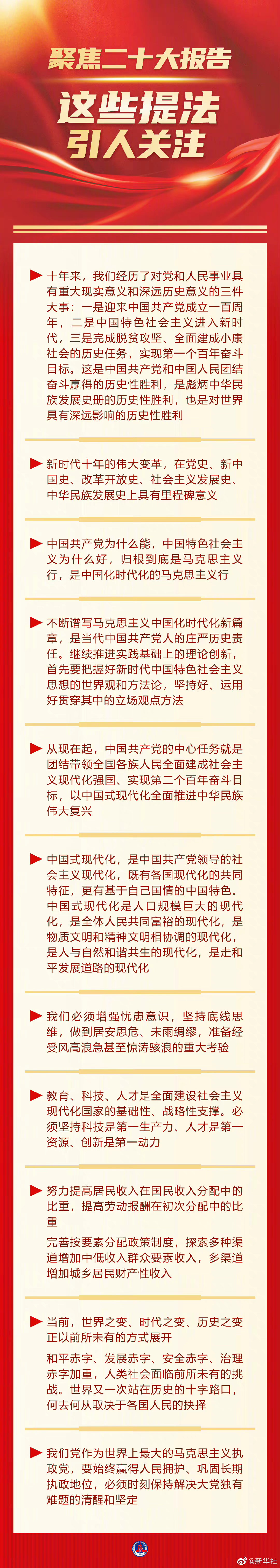 聚焦二十大報告，這些提法引人關(guān)注