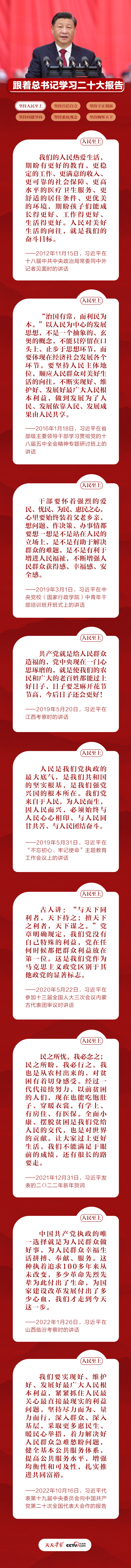 跟著總書記學(xué)習(xí)二十大報告｜堅持人民至上
