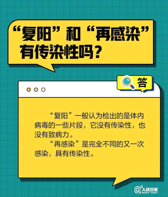 權(quán)威解答！事關新冠&ldquo;復陽&rdquo;和&ldquo;再感染&rdquo;！