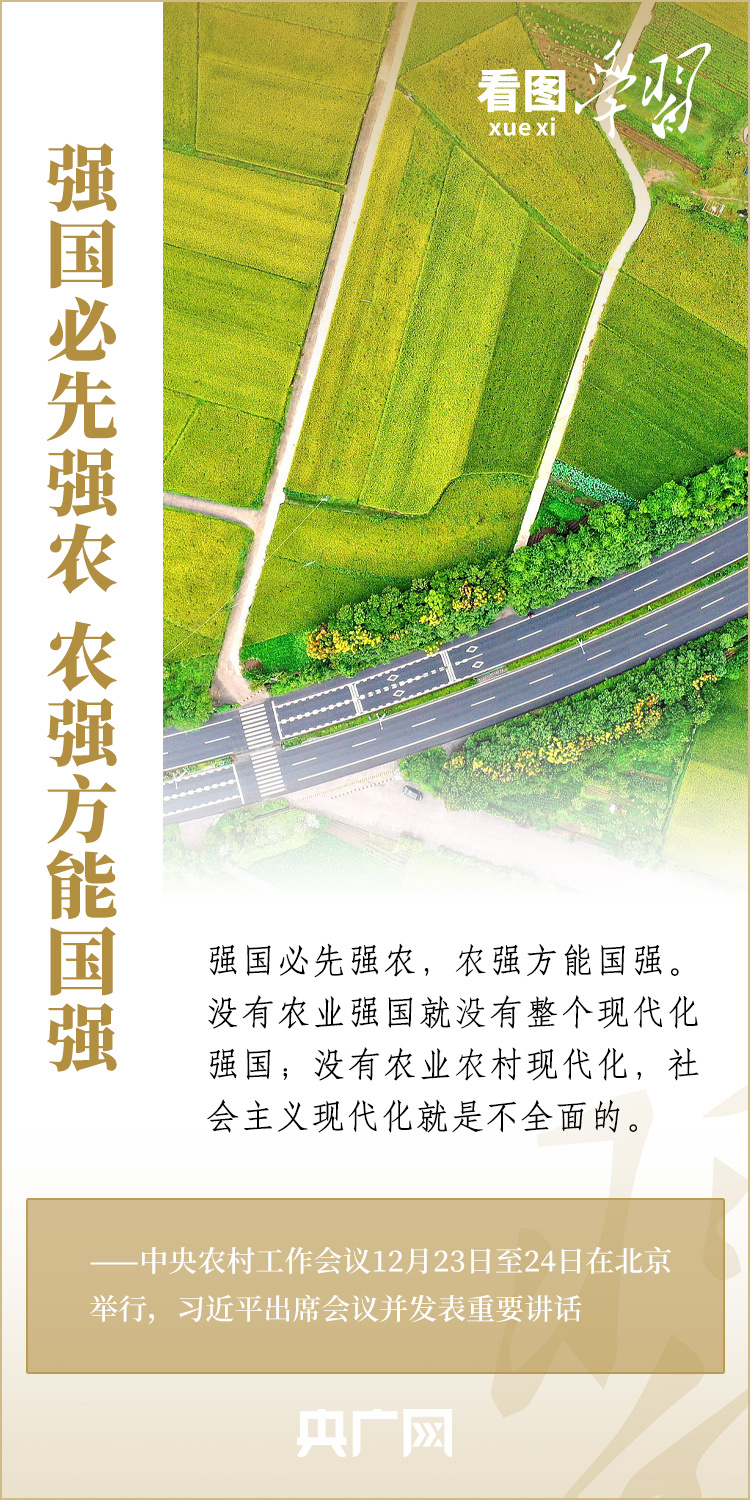 看圖學習丨強國必先強農 農強方能國強