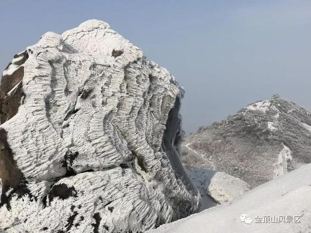 「金頂●冬雪」忽如一夜春風(fēng)來，千樹萬樹梨花開