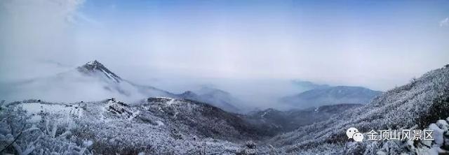 「金頂●冬雪」忽如一夜春風(fēng)來，千樹萬樹梨花開