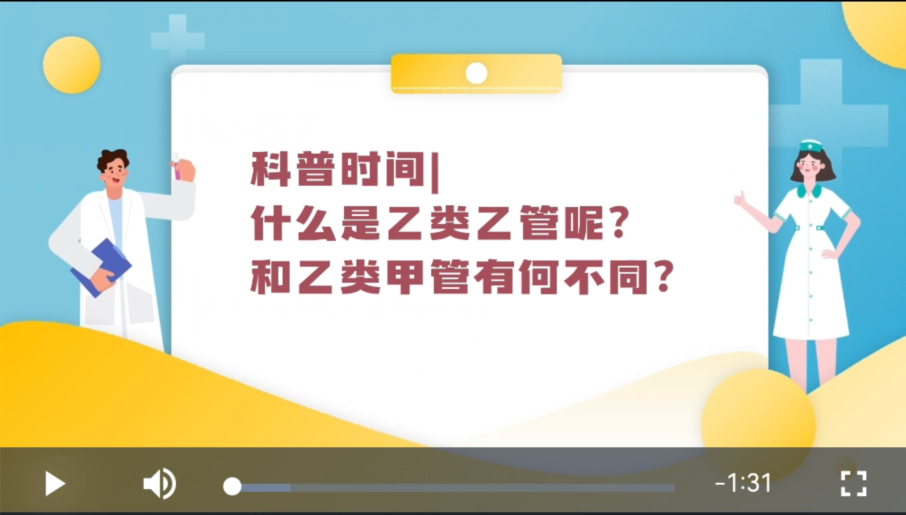 科普時間丨什么是乙類乙管呢？和乙類甲管有什么不同？