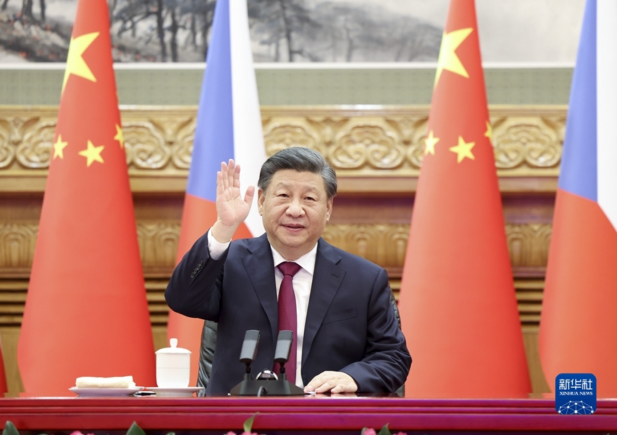 習(xí)近平同捷克總統(tǒng)澤曼舉行視頻會(huì)晤