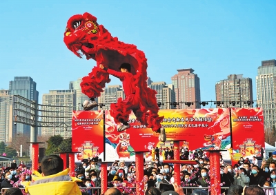 民俗體育搭臺(tái) 全民健身迎春