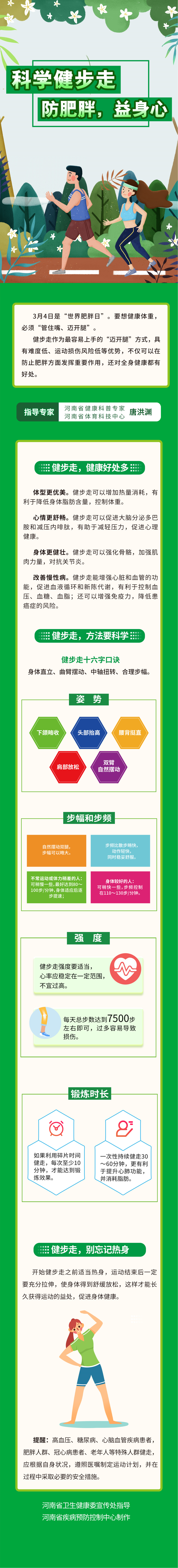 科學(xué)健步走：防肥胖，益身心