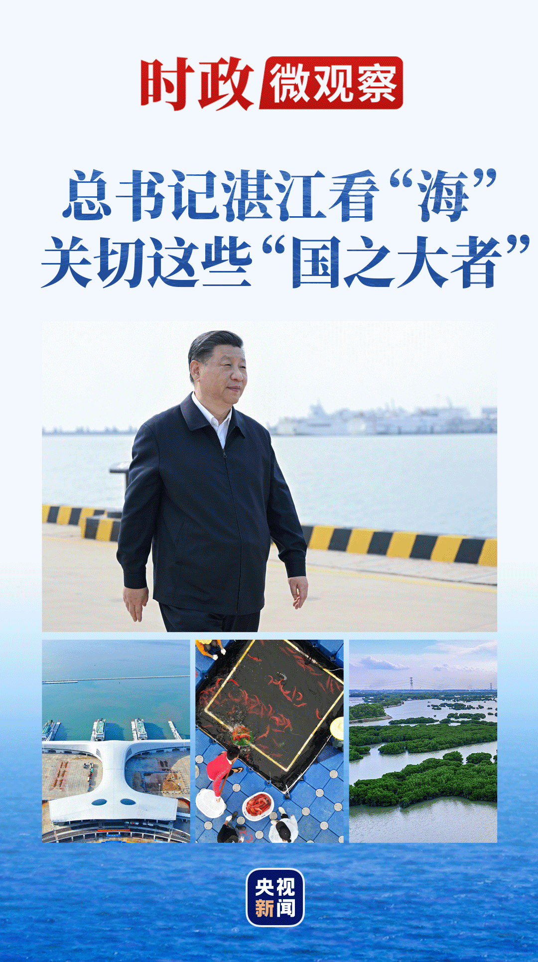 時(shí)政微觀察丨總書記湛江看“?！保P(guān)切這些“國之大者”