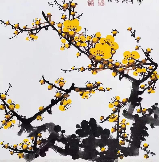 “大地回春·詠梅”——?jiǎng)⒈坊ㄖ黝}作品展暨座談會(huì)舉行