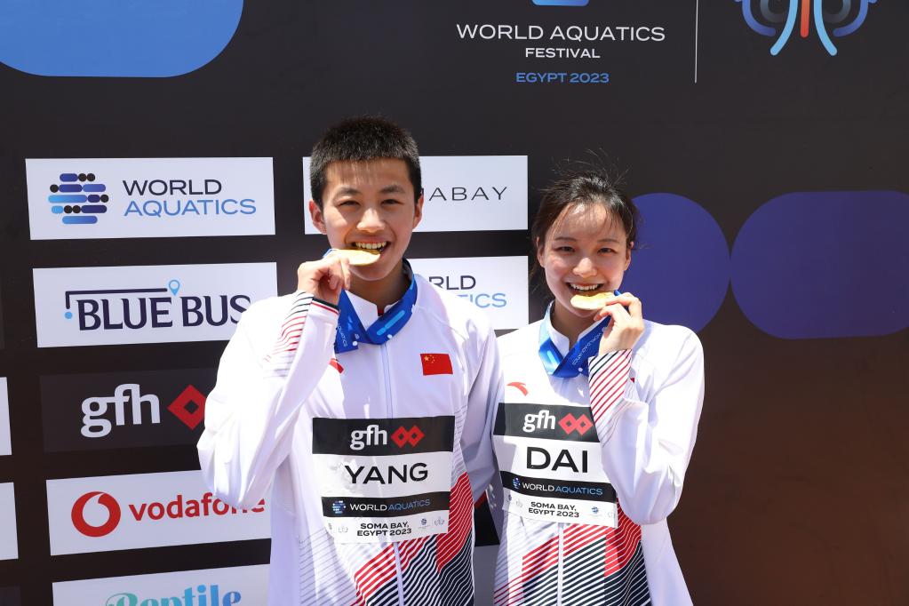 花樣游泳世界杯埃及站：楊順誠、戴詩意分獲男、女單人自由自選金牌