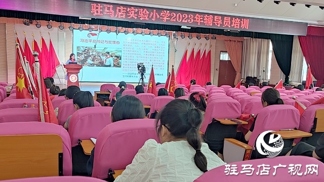 心系紅領巾 當好引路人:駐馬店實驗小學開展輔導員培訓活動