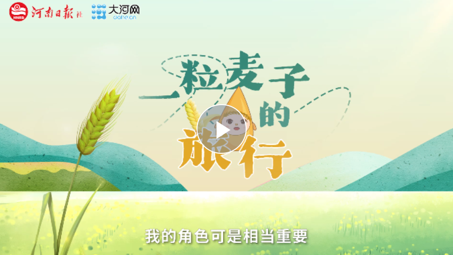 視頻丨一粒麥子的“旅行”