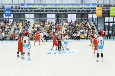  精彩“籃”不住！洛陽市孟津區(qū)首屆“村BA”籃球大賽開賽