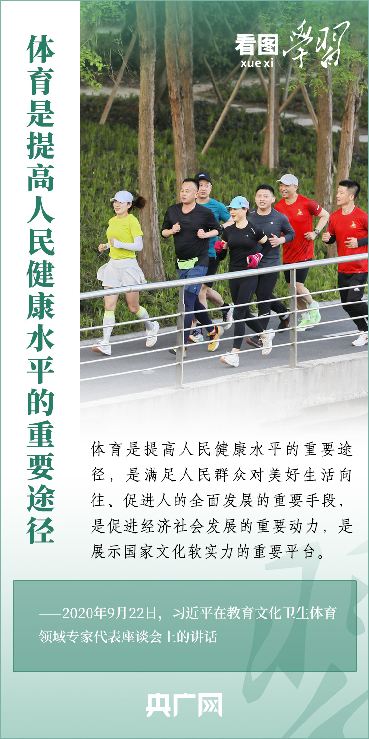 看圖學(xué)習(xí)丨實(shí)施全民健身戰(zhàn)略 加快建設(shè)體育強(qiáng)國