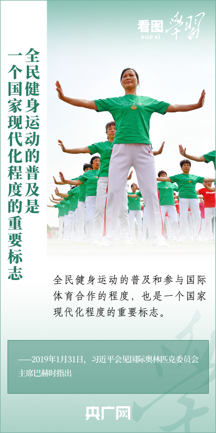 看圖學(xué)習(xí)丨實(shí)施全民健身戰(zhàn)略 加快建設(shè)體育強(qiáng)國