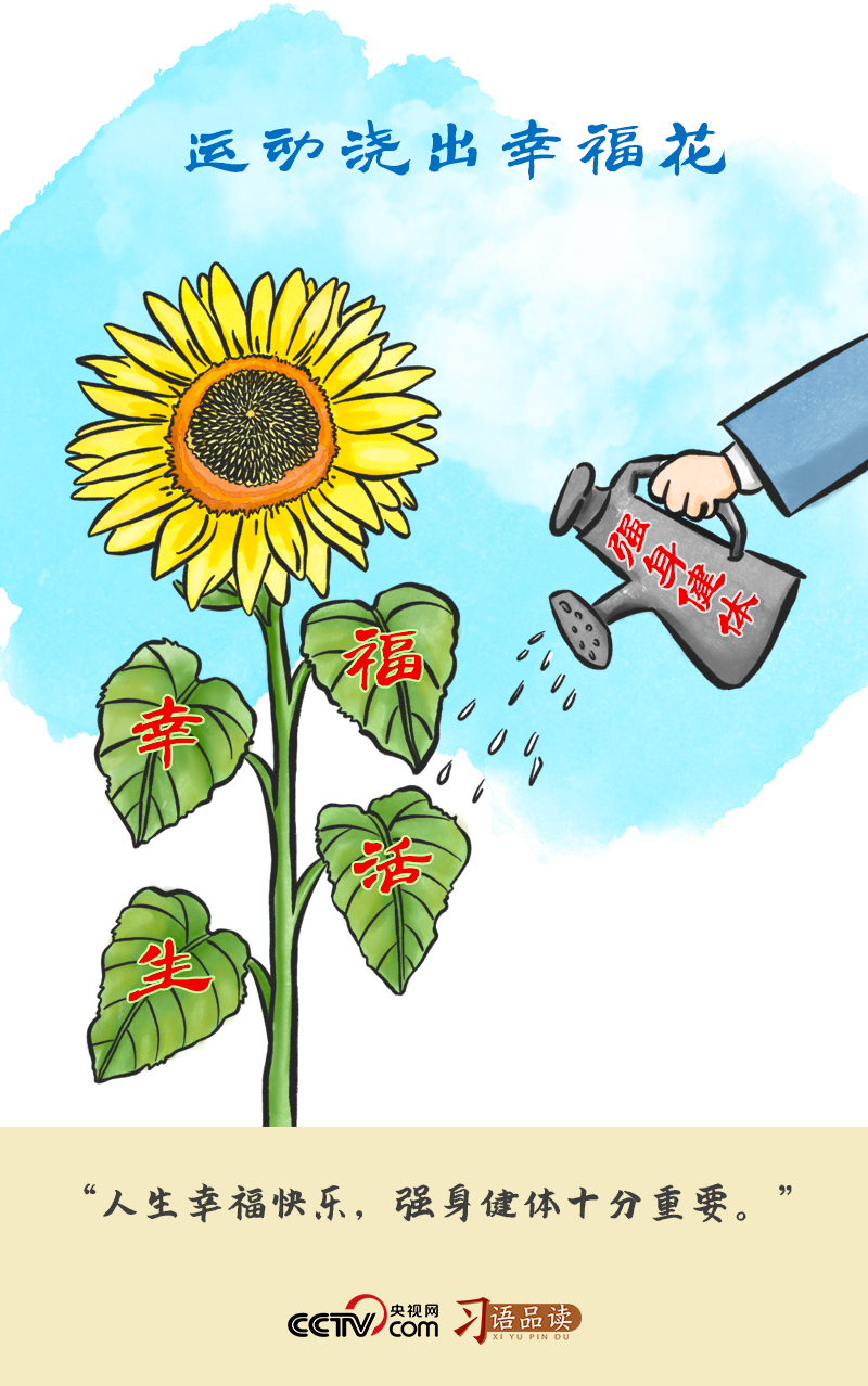習(xí)語品讀 | “人生幸??鞓罚瑥?qiáng)身健體十分重要”