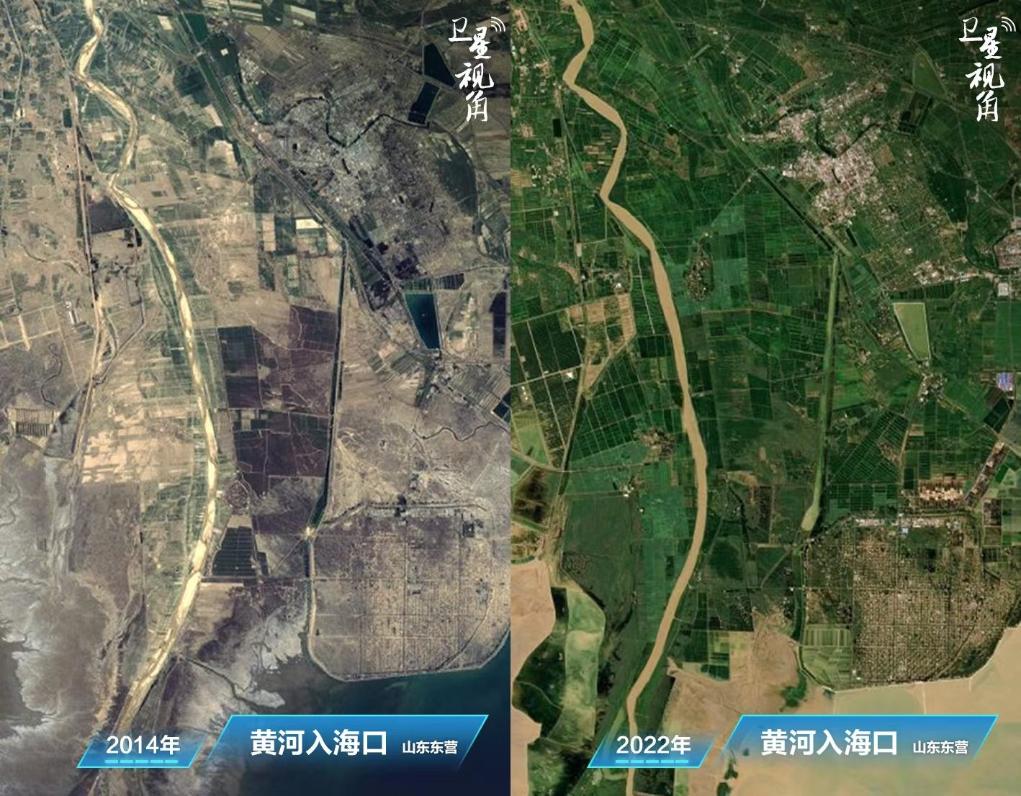 衛(wèi)星視角｜跟隨總書記足跡，看母親河生態(tài)之變