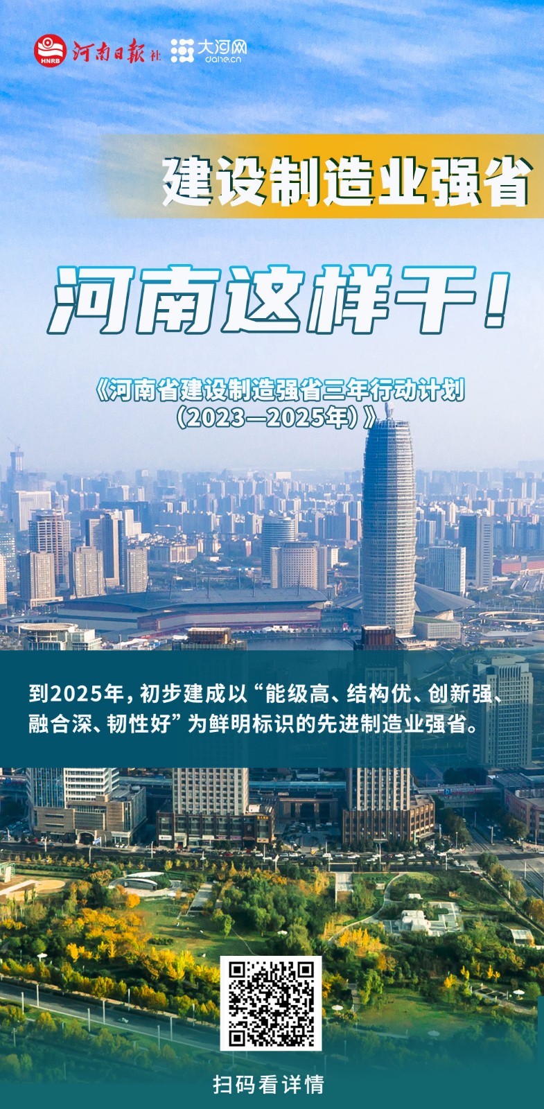 海報丨建設制造業(yè)強省，河南這樣干！