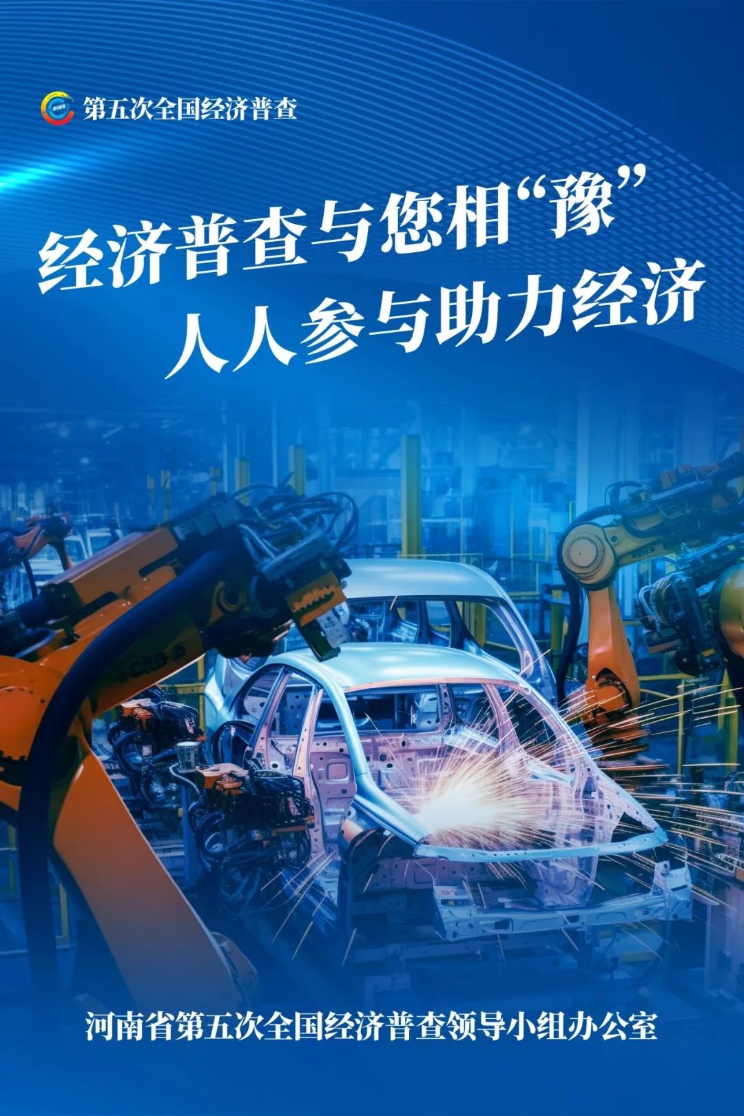 經(jīng)濟普查，“豫”你同行！河南“五經(jīng)普”海報來了