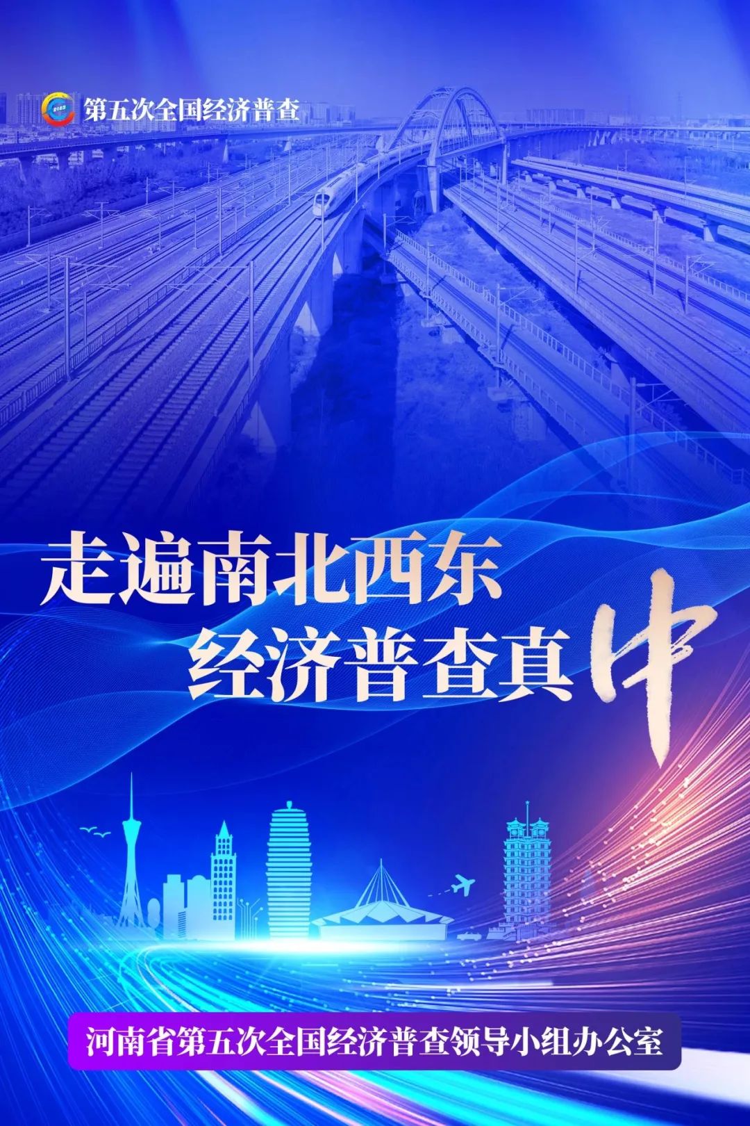 經(jīng)濟普查，“豫”你同行！河南“五經(jīng)普”海報來了