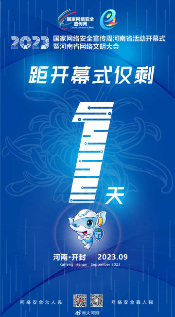 #聚焦2023網(wǎng)絡(luò)安全宣傳周河南省活動(dòng)# 網(wǎng)絡(luò)安全為人民，網(wǎng)絡(luò)安全靠人民。2023年國(guó)家網(wǎng)絡(luò)安全宣傳周河南省活動(dòng)開(kāi)幕式暨河南省網(wǎng)絡(luò)文明大會(huì)將于9月11日在開(kāi)封啟動(dòng)。