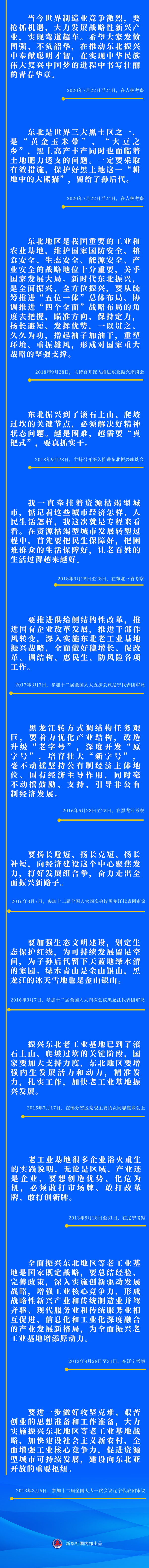 新時(shí)代東北全面振興，習(xí)近平總書(shū)記這樣謀劃