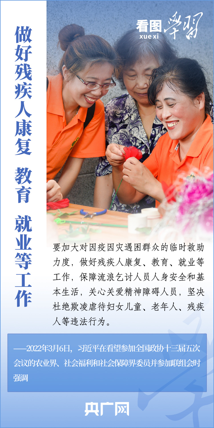 看圖學(xué)習(xí)丨格外關(guān)心、格外關(guān)注 中國(guó)促進(jìn)殘疾人事業(yè)全面發(fā)展