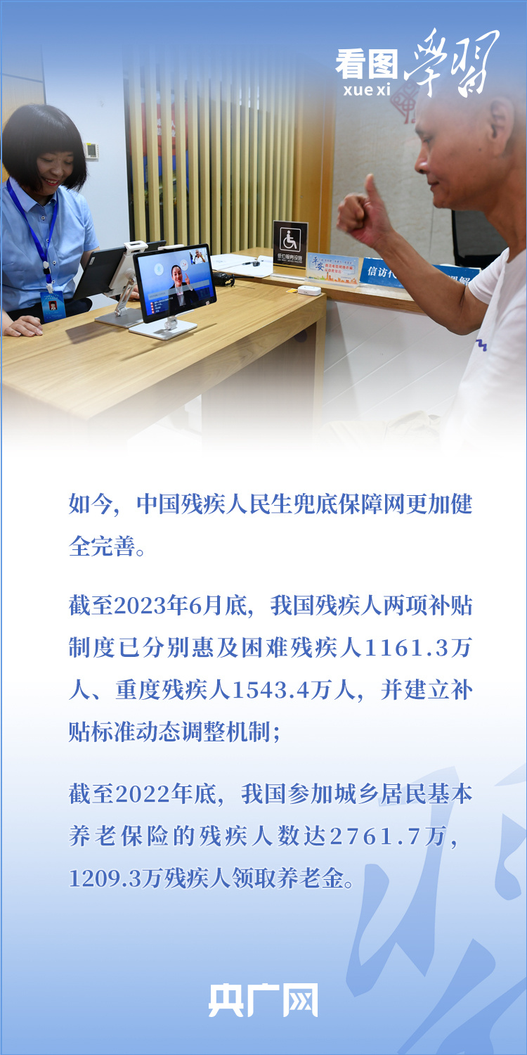 看圖學(xué)習(xí)丨格外關(guān)心、格外關(guān)注 中國(guó)促進(jìn)殘疾人事業(yè)全面發(fā)展